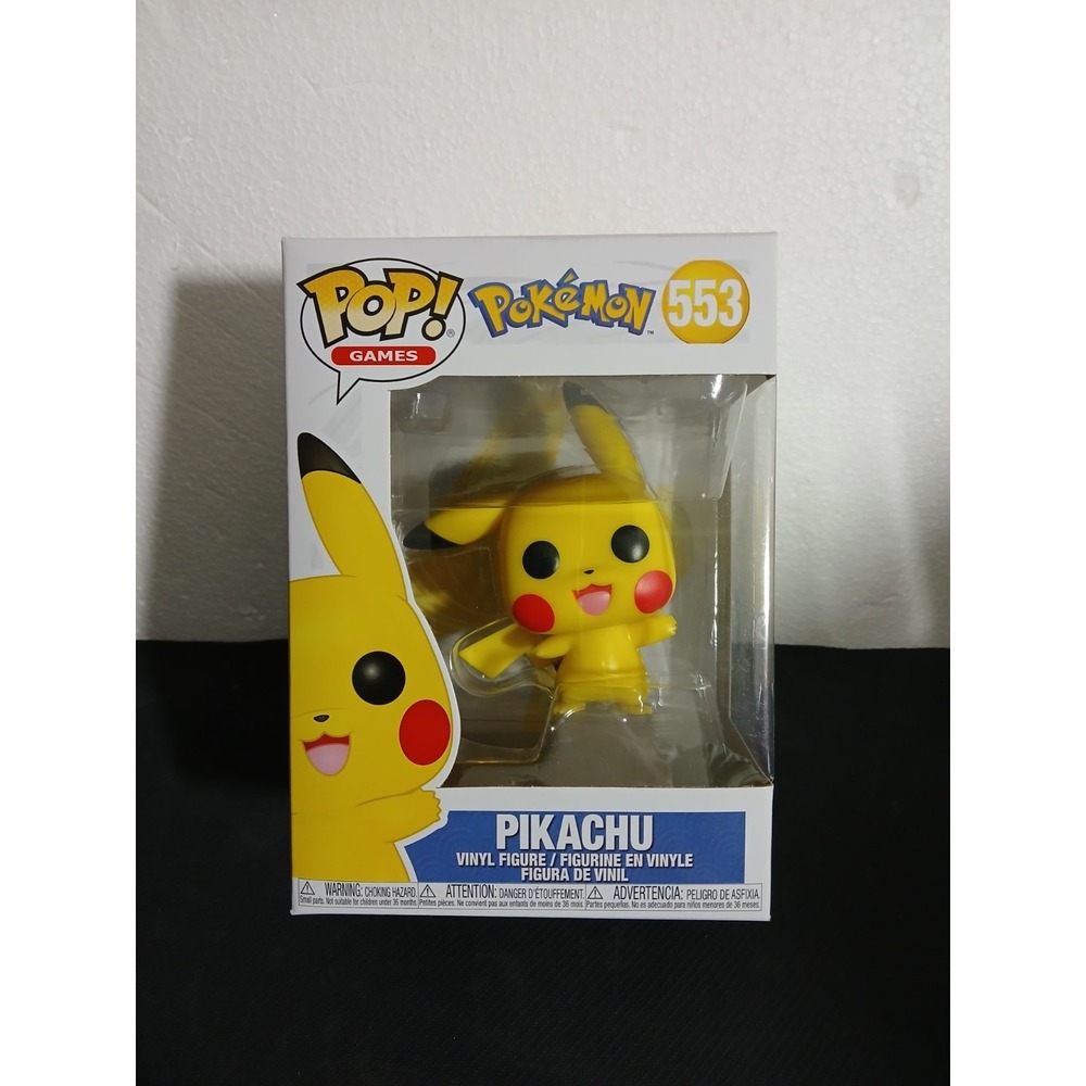 Funko Pop! Pokemon Pikachu Waving #553 Vinyl Figure with Box